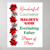 Poster Wonderful Counselor Names of Jesus Christmas (Devant)