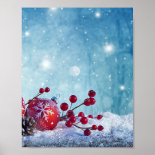 Poster Wonderland en hiver