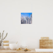 Poster Wonderland Pine Trees en Neige (Cuisine)