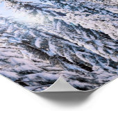 Poster Wonderland Pine Trees en Neige (Coin)