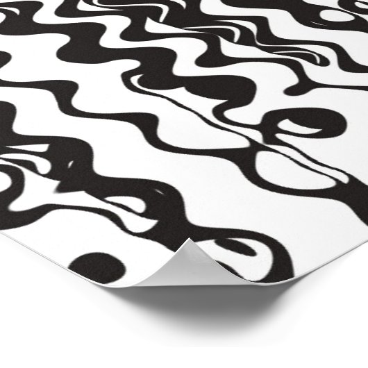 Poster Wonky B&W (Coin)