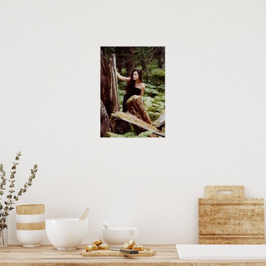 Poster Wood Nymphe (Cuisine)