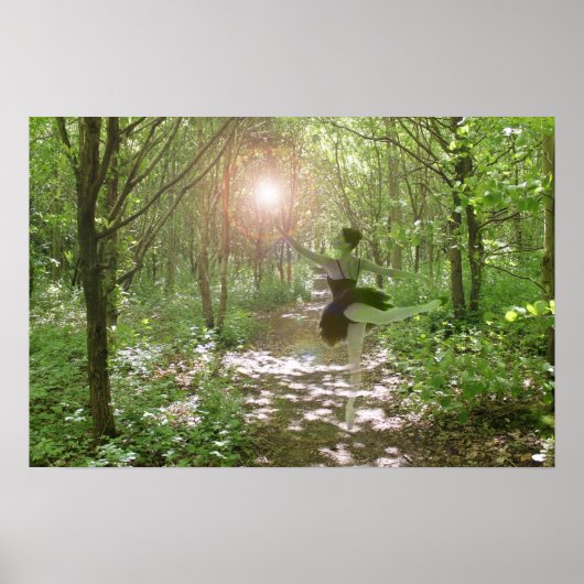 Poster Wood Nymphe (Devant)