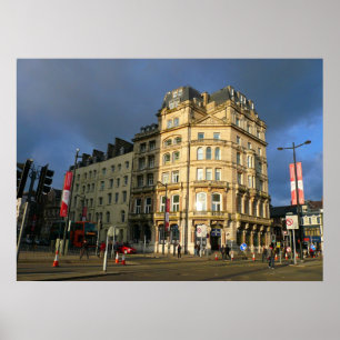 Poster Wood Street, Cardiff, Pays de Galles