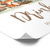 Poster Woodland Animals Baby Shower Drinks Sign (Coin)