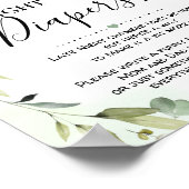 Poster Woodland Animals Late Night Diapers Baby Shower (Coin)