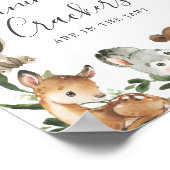 Poster Woodland Baby Devine Combien De Crackers Animaux (Coin)