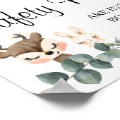 Poster Woodland Combien de pinceaux de sécurité baby show (Coin)