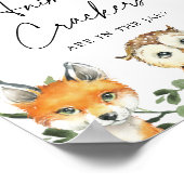 Poster Woodland Devine Combien De Crackers Animaux (Coin)