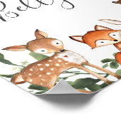 Poster Woodland Devinez à quel point le ventre de maman e (Coin)