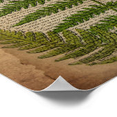 Poster woodland foliage french botanical (Coin)