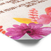 Poster Woodland Fox ne pas dire Baby Game (Coin)