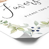 Poster Woodland nous pouvons attendre bébé Faveurs signe (Coin)