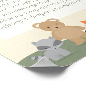 Poster Woodland "Pensées des couches" (Coin)