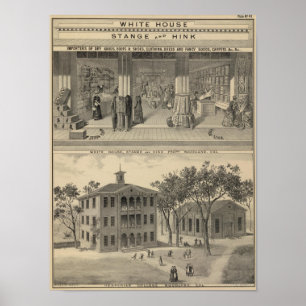 Poster Woodland store, college