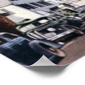 Poster Woodstock Vermont Central Street (Coin)