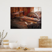 Poster Woodworker - La Table A Vu (Cuisine)