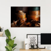 Poster Woodworker - Shaker box shop (Bureau à domicile)