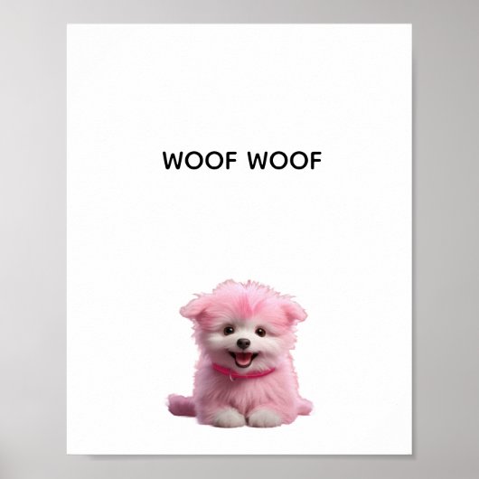 Poster woof (Devant)