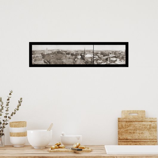 Poster Worcester MA Sky Photo 1910 (Cuisine)
