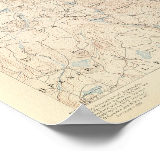 Poster Worcester, Massachusetts (Coin)