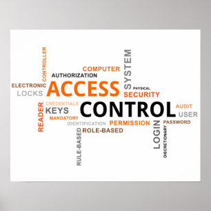 Poster word cloud - access control