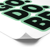 Poster Word, Motivation, Rétro (Coin)