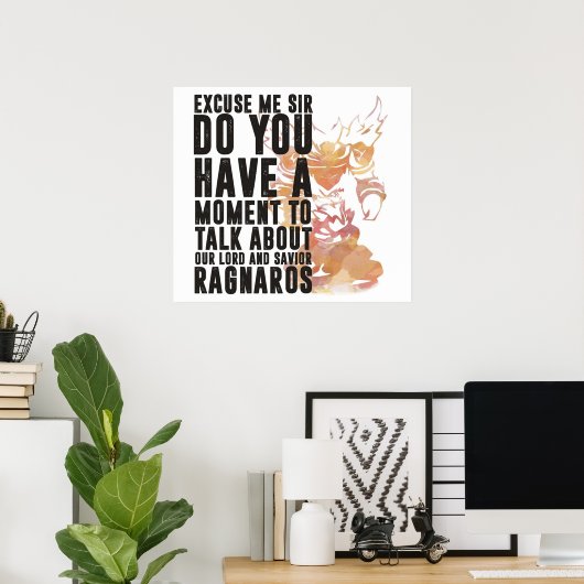 Poster Wordart Ragnaros-Game (Bureau à domicile)