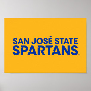 Poster Wordmark de San Jose State Spartans