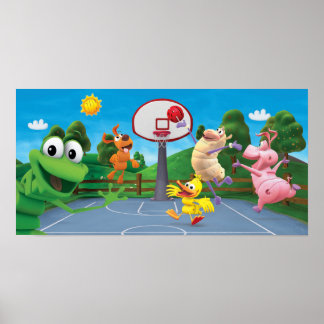 Poster WordWorld Basketball