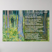 Poster Wordworth's I Wandered solely as a Cloud/Daffodils (Devant)