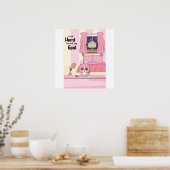 Poster work hard towards goals Wall art (Cuisine)