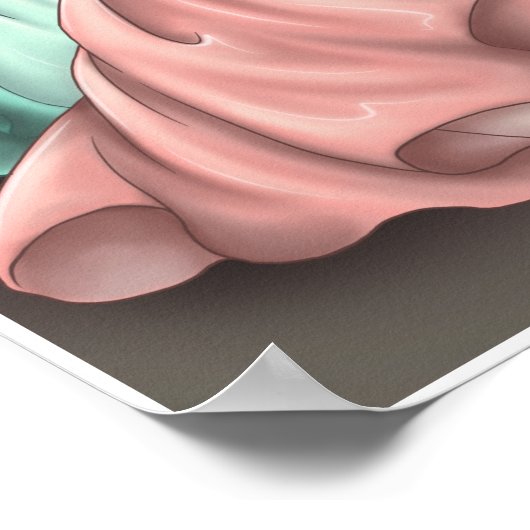 Poster WORK! Imprimé (Coin)