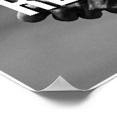 Poster Work in Silence Rest in Peace Gym Motivation Quote (Coin)