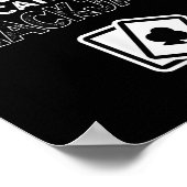 Poster Work Is For People Who Can't Play Blackjack (Coin)