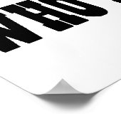 Poster Work Is For People Who Do Not Play Bridge (Coin)