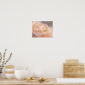Poster Work Love Dance Soft Rose Inspirational Citation (Cuisine)