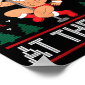 Poster Working It At The Le Funny Santa Dancing Ugly Chri (Coin)