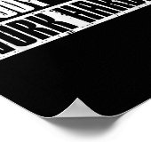 Poster Workout Nobody Cares Work Harder Gym Motivation Me (Coin)