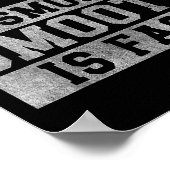 Poster Workout Slow Is Smooth, Sitive Quote Motivational  (Coin)