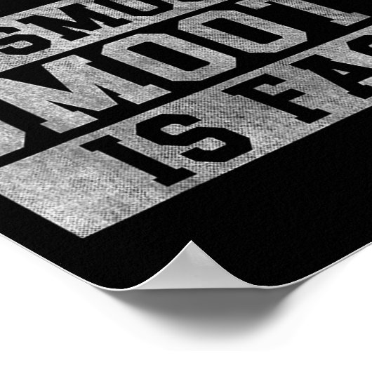 Poster Workout Slow Is Smooth, Sitive Quote Motivational  (Coin)