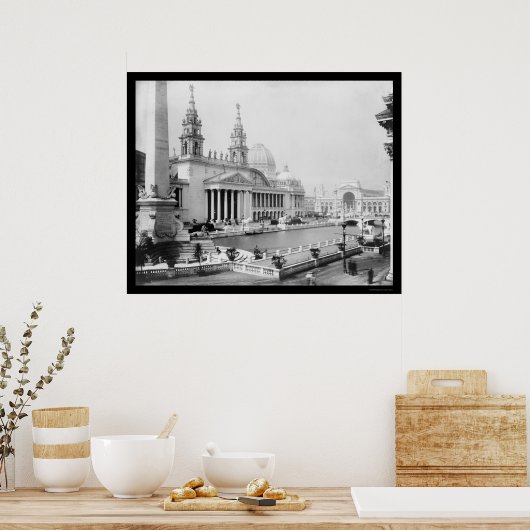 Poster World Columbian Expo en 1893 (Cuisine)