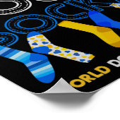 Poster World Down Syndrome Day Faites connaître vos chaus (Coin)