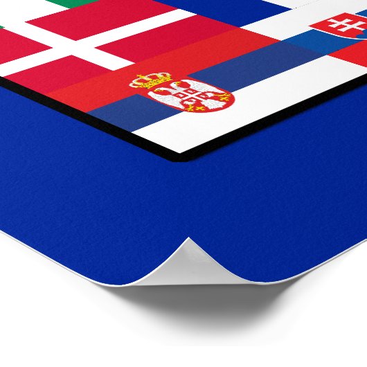 Poster World Flags Soccer 2010 (Coin)