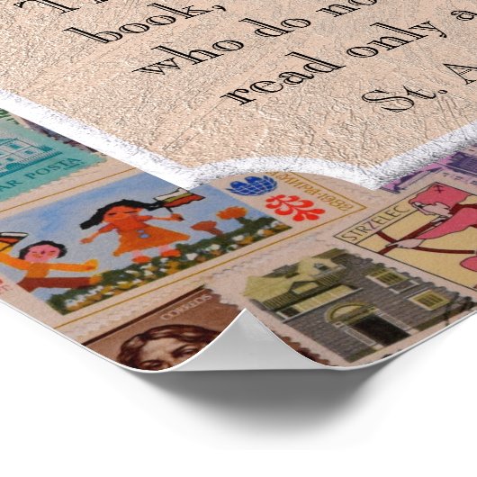 Poster World is a Book - Art print (Coin)