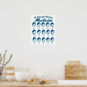 Poster World of Mustaches (Cuisine)