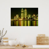 Poster World Trade Center la nuit (Cuisine)