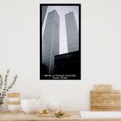 Poster World Trade Center, Twin Towers, New York (Cuisine)
