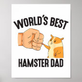 Poster World's Hamster Dad Costume For Animal Lovers Hams (Devant)