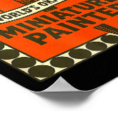 Poster World's Okayest Miniature Painter Funny Mini Paint (Coin)